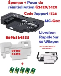 Éponges & Puce de réinitialisation MC-G02 MC-G03 MC-G04 G2420, G3420