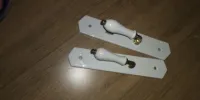 Poigne de porte en porcelaine 