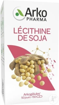 ARKOGÉLULES - Lécithine de soja 150 gélules 100 % naturel (Origine France)
