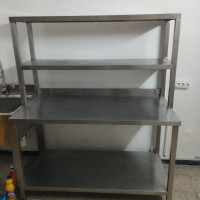 autre-table-de-travail-inox-avec-systeme-plat-a-2-niveaux-bir-mourad-rais-alger-algerie