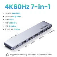 UGREEN 7in1 4K/60Hz Pour MacBook Pro / Air 