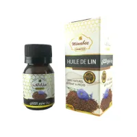 Huile de Lin Pressée à Froid Pure et 100% naturel Sans Additifs 30ml
