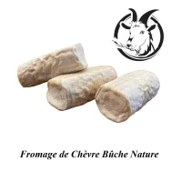 Fromage Sec à Base de Lait Chèvre forme Bûche Nature