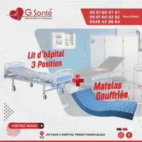 Lit Médicalisé (03) Positions + Matelas Gratuite [PROMO]