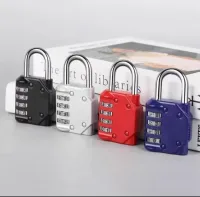 Mini cadenas étanche verrouillage par mot de passe à 4 chiffres . قفل بكلمة مرور مكون من 4 أرقام.