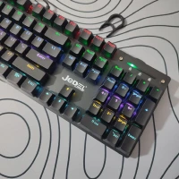 Clavier Mécanique Gaming Jedel KL-138 RGB Blue Drinkey KIWI Switch 25 touches, 8 modes RGB