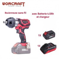 outillage-professionnel-boulonneuse-sans-fil-20v-worcraft-ciw-s20li-batterie-4ah-chargeur-rapide-dar-el-beida-alger-algerie