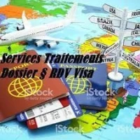 Traitement de dossier + Rendez-vous visa disponible
