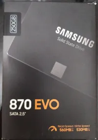 Disques SSD Samsung Evo 870 250Go et Crucial BX500 480Go