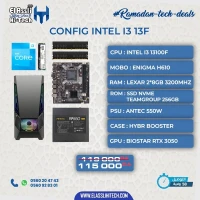 Configuration PC Gaming Intel i3 13100F + RTX 3050