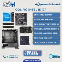 Configuration PC Gaming Intel i5 12400F + RTX 3050