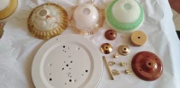 Divers pièces de lustre