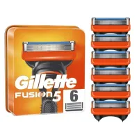 Gillette Pack de 06 Recharges de Rasoir Homme - Fusion 5 Lames