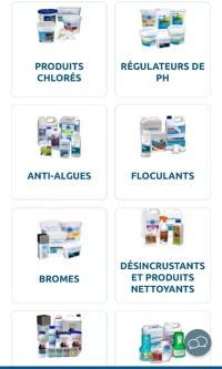 Produits chimiques pour piscine Chlour