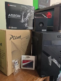 PC GAMER Ryzen 5 5600G NEW  كل القطع جديدة غير مستعملة مع الضمان مع توفر التوصيل لجميع الولايات 