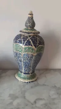 Mosaïque artisanale décorative 