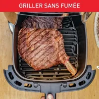MOULINEX FRITEUSE A AIR CHAUD ET GRILL EASY FRY & GRILL DIGITAL 2-EN-1 XXL INOX EZ801D10