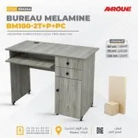 Bureau Melamine BM100-2T+P+PC