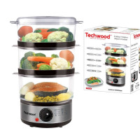 robots-de-cuisine-cuiseur-vapeur-techwood-3-paniers-6l-400w-inox-dar-el-beida-alger-algerie