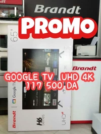 Promo BRANDT 65" GOOGLE TV