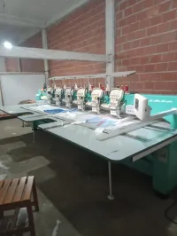 Machine à coudre 6 têtes 
