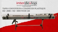 *** TAPIS CONVOYEUR A CHAINE EN PLASTIQUE ***