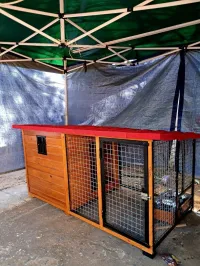 niche et cage pour chien ( fabrication)