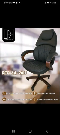 fauteuil directionnelle les accoudoirs en bois