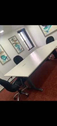 Table de réunion 2m40/1m80