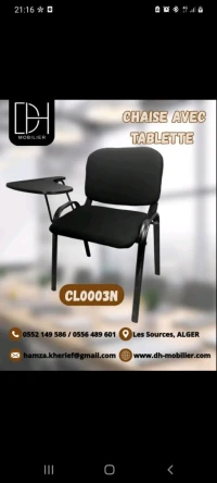 Chaise Avec Tablette