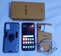 POCO M3 + Protège écran + étui POCO M3
