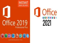 Office 2019 / 2021 Pro Plus 