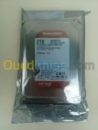 WD 2 TB RED NAS - WD20EFAX - 3,5" SATA 6 Go/S - 5400 TPM - 256 Mo - HDD