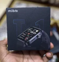 Mibro T1 A1 Smartwatch avec fonction d'appel Bluetooth noir