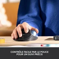 Logitech ERGO M575 Trackball - Souris Sans Fil - Bluetooth - Droitier - Capteur Optique 2000 Dpi