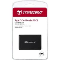 آخر-lecteur-de-carte-memoire-transcend-rdc8-usb-31-type-c-sd-microsd-haute-vitesse-noir-القبة-الجزائر