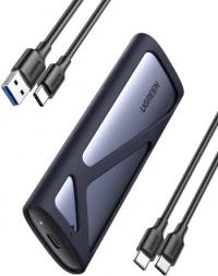 UGREEN Lecteur De Boîtier SSD M.2 NVMe Et SATA, 10 Gbit/S USB C 3.2 Gen2, Compatible Thunderbolt 3