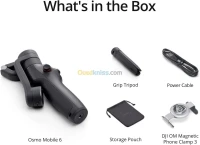 DJI Osmo Mobile 6 Stabilisateur Pour Smartphone Noir