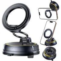 BASEUS PRIMETRIP VC2 FLEX - SUPPORT VOITURE MAGNÉTIQUE - ROTATION 360 - DESIGN PLIABLE - NOIR