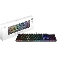 MSI STRIKE 600 - CLAVIER GAMING - SILENT SWITCHES - ERGONOMIC KEYCAPS - MYSTIC - USB 2.0 - BLACK
