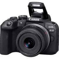 CANON EOS R10 Hybride Mirroless 24.2MP + Objectif RF-S 18-45mm F4.5-6.3 IS STM