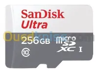 SanDisk Ultra MicroSDXC 256 Go Carte Mémoire UHS Jusqu'à 100 Mo/S