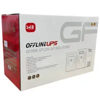 ONDULEUR SKE GP1200 - 1200VA / 720W - 6 SORTIES - AFFICHAGE LED - CONTRE SURTENSION - NOIR