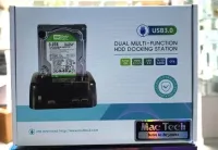 MACTECH - DUAL MULTIFUNCTION - DOCKING STATION - SATA IDE - HDD 2.5/ 3.5 - USB 3.0 - TF/SD  -OTB 