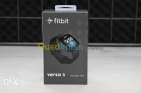 SmartWatch SmartWatch Fitbit Versa 3 Health & Fitness Smartwatch + GPS, 24/7 Fréquence Cardiaque, Alexa, Batterie +6 Jours, Black