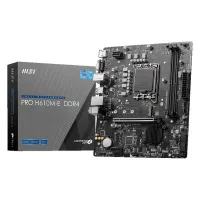 MSI PRO H610M-E DDR4 - Micro ATX Socket 1700 Intel H610 Express - 2x DDR4 - M.2 PCIe 3.0