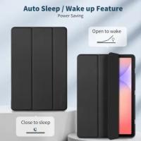 POCHETTE DE PROTECTION POUR SAMSUNG GALAXY TAB S10 FE+ - SILICONE FULL COVERAGE - ANTI SHOCK - SUPPORT S PEN - BLACK thumbnail 3