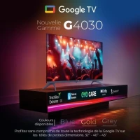 TV IRIS 40" G4030 - FULL HD - GOOGLE TV - ANDROID - BELUTOOTH - EYE CARE - DOLBY AUDIO - GOOGEL CAST