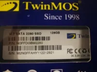 Disque Dur Interne TwinMOS M.2 2280 SSD SATAIII 128GB