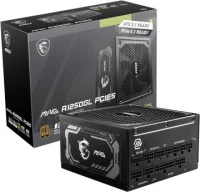 MSI MAG A1250GL PCIES 5 - ALIMENTATION FULL MODULAIRE 1250W - 80 PLUS GOLD - ATX/EPS - NOIR
